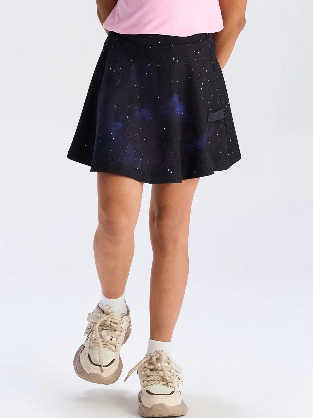 Dotokids Girls Printed Skorts Above Knee Skirts