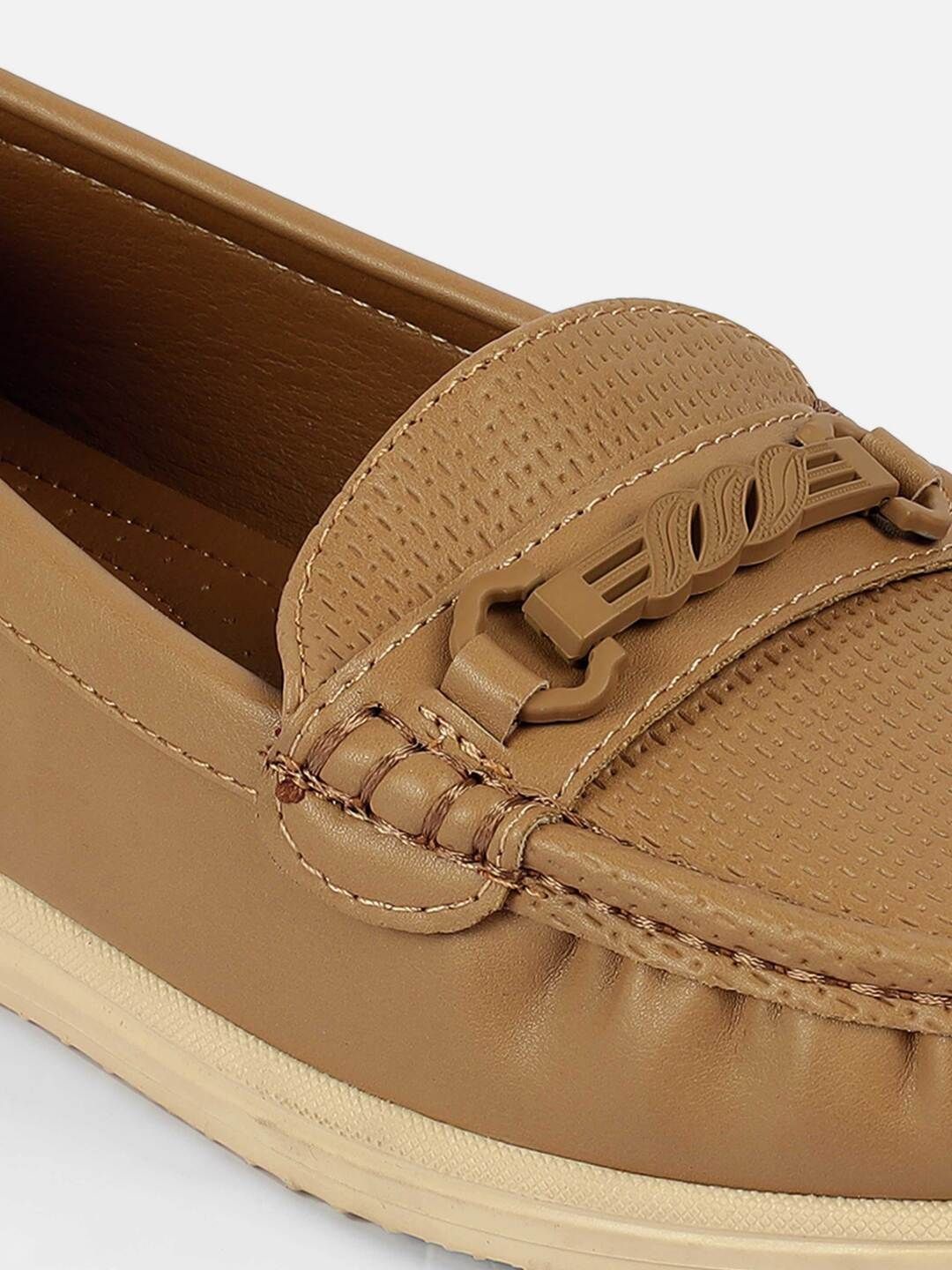 Mochi Women Textured Loafers-image-38