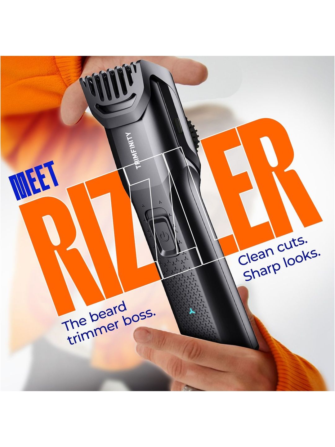 TRIMFINITY Rizzler Beard Trimmer- Black-image-5