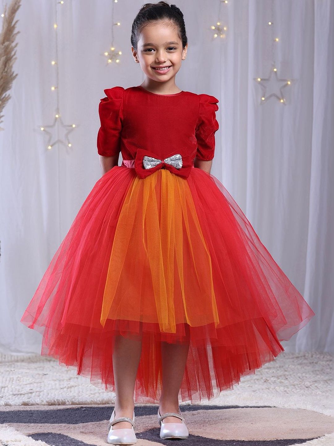 Toy Balloon kids Net Fit & Flare Dress-picture-46