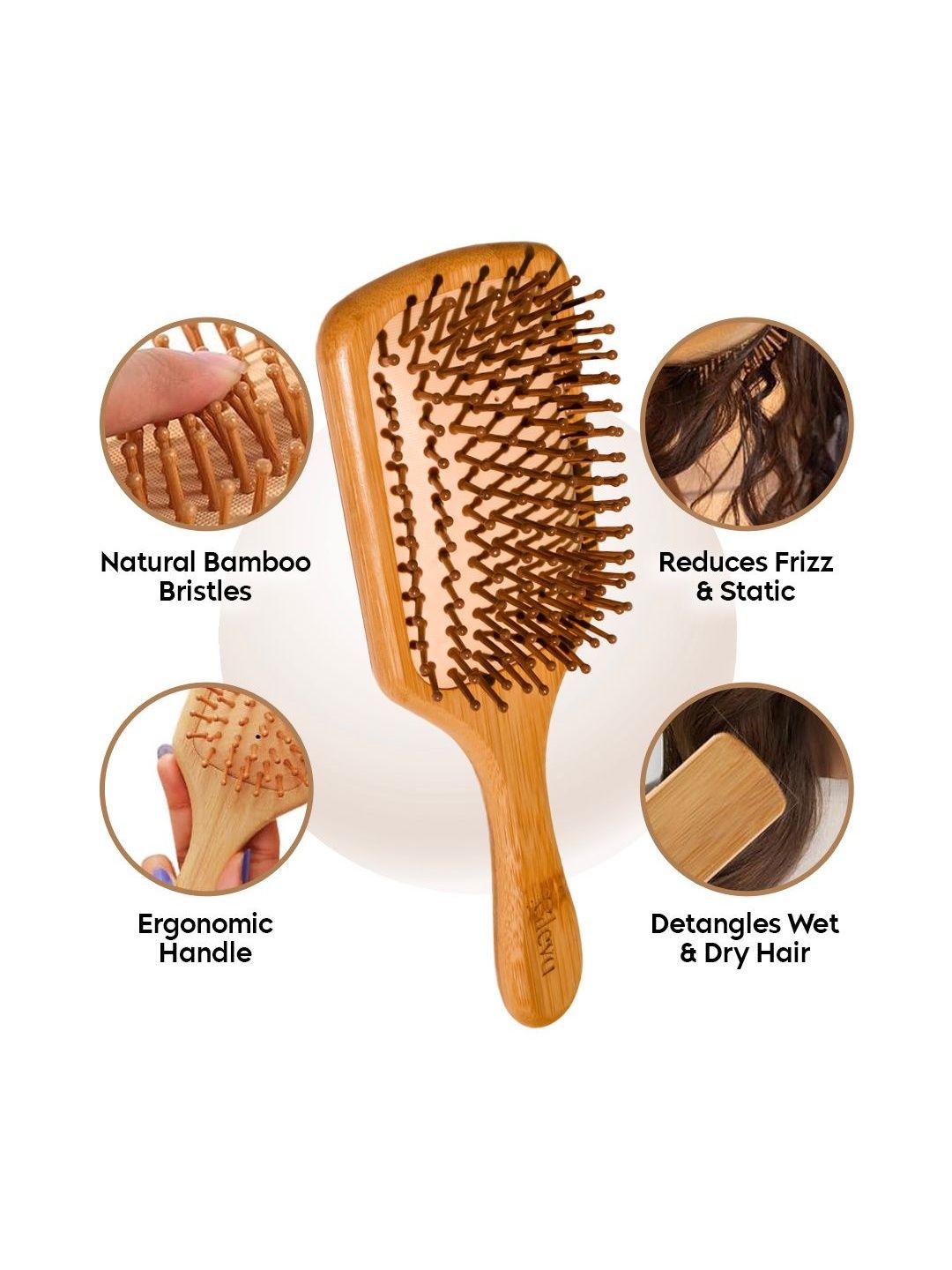 Gleva Set Of 2 Wooden Detangling Brush-image-40
