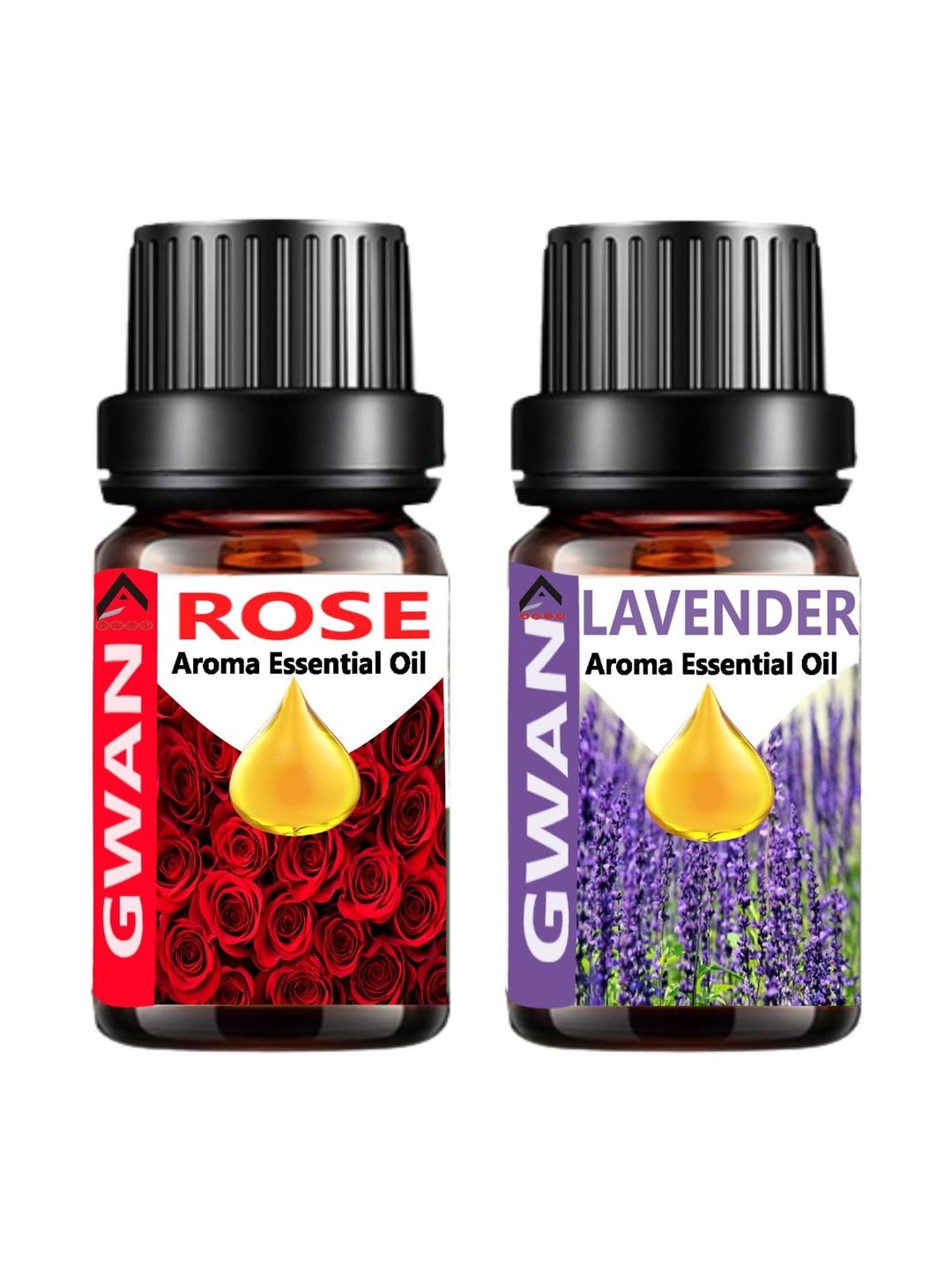 Gwan Set Of 2 Oil Rose Lavender Aroma Oils-10ml-image-39