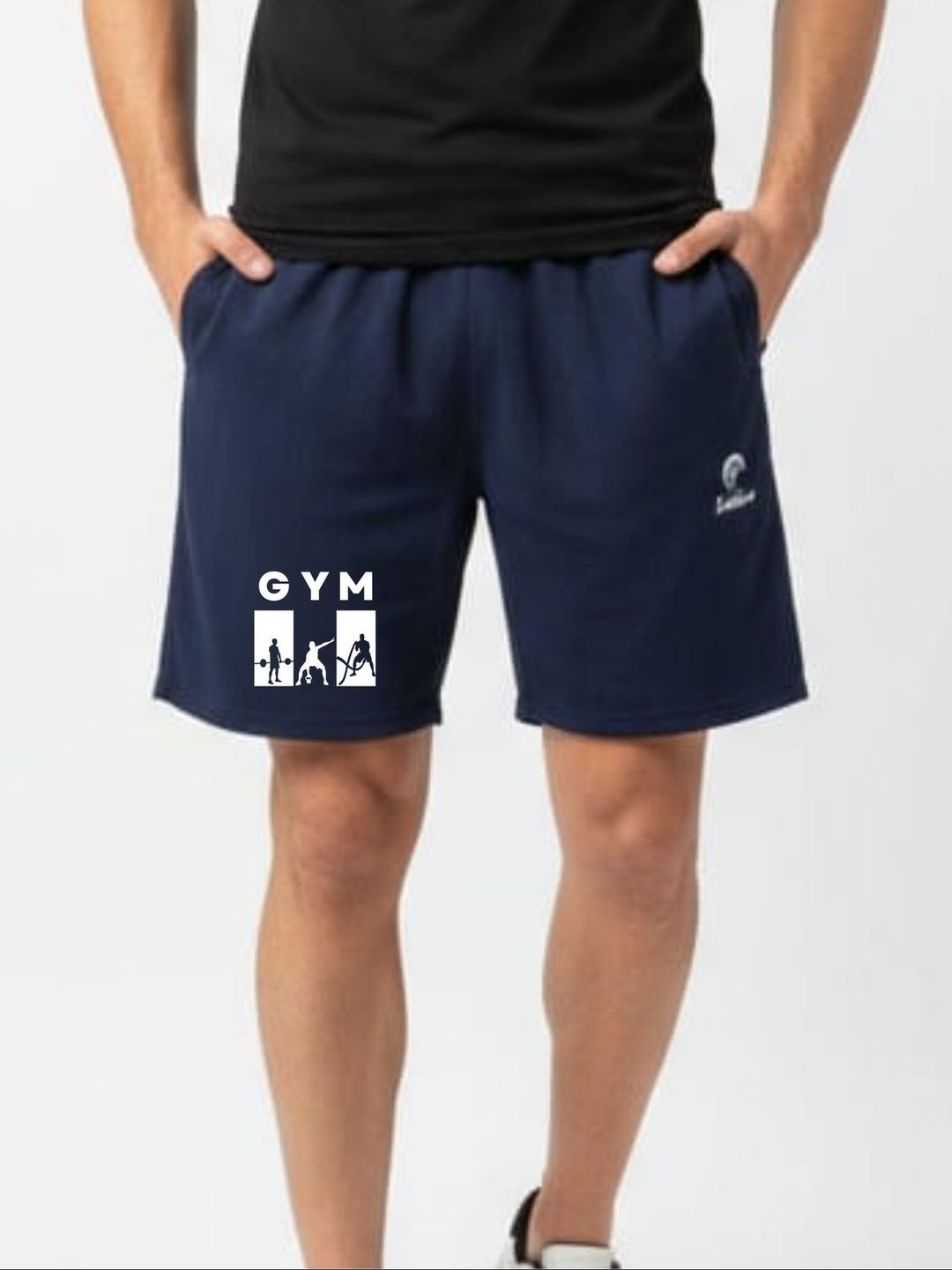Tia Creations Men Typography Printed Low-Rise Sports Shorts-picture-43