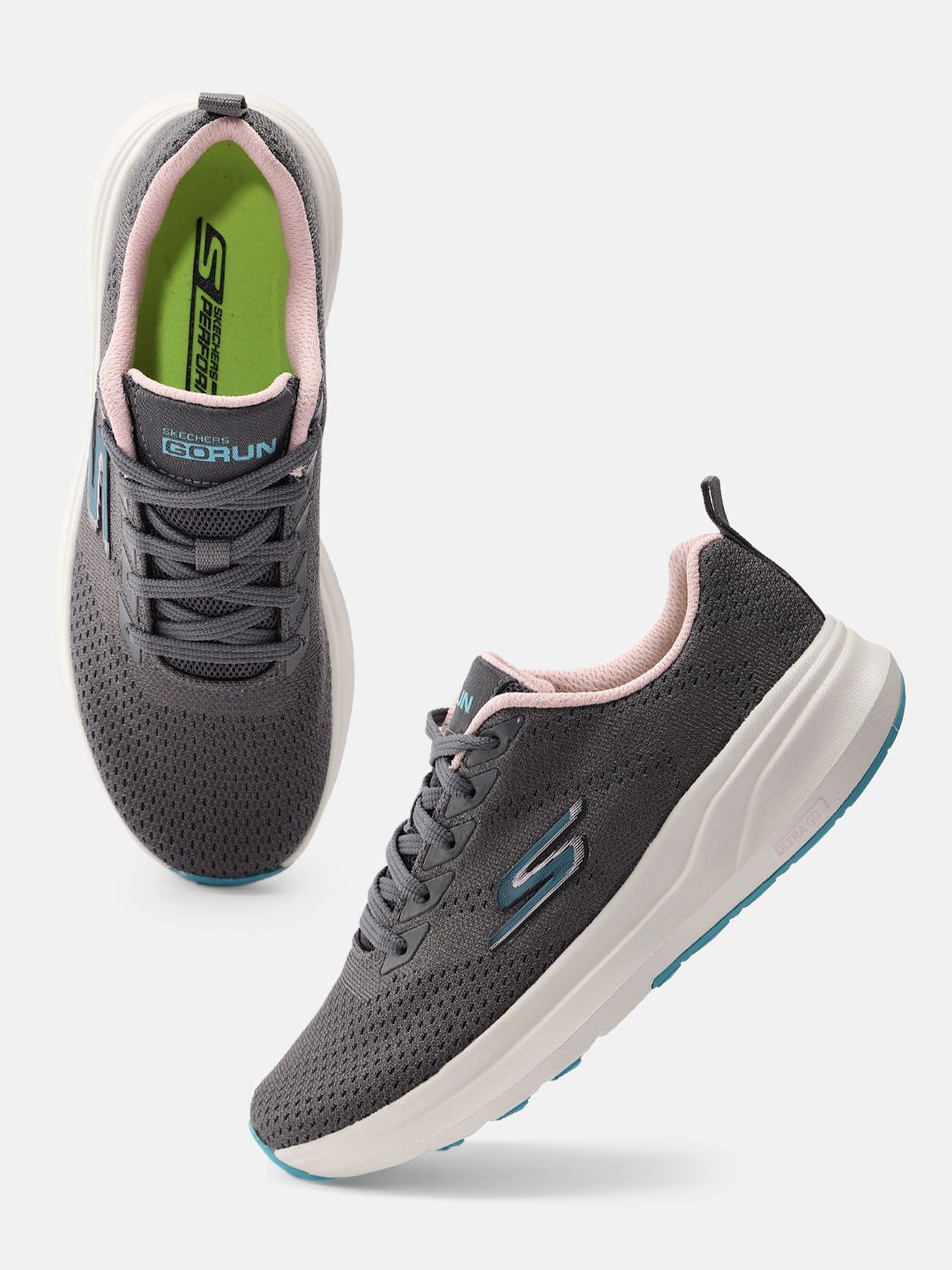 Skechers Women GO RUN PURE M-Strike Mesh Running Shoes