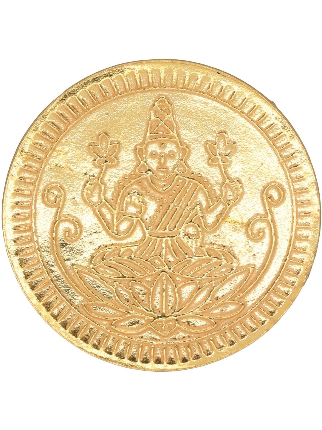 PMJ Jewels Goddess Lakshmi 22 KT Gold Coin - 0.250 g-picture-56