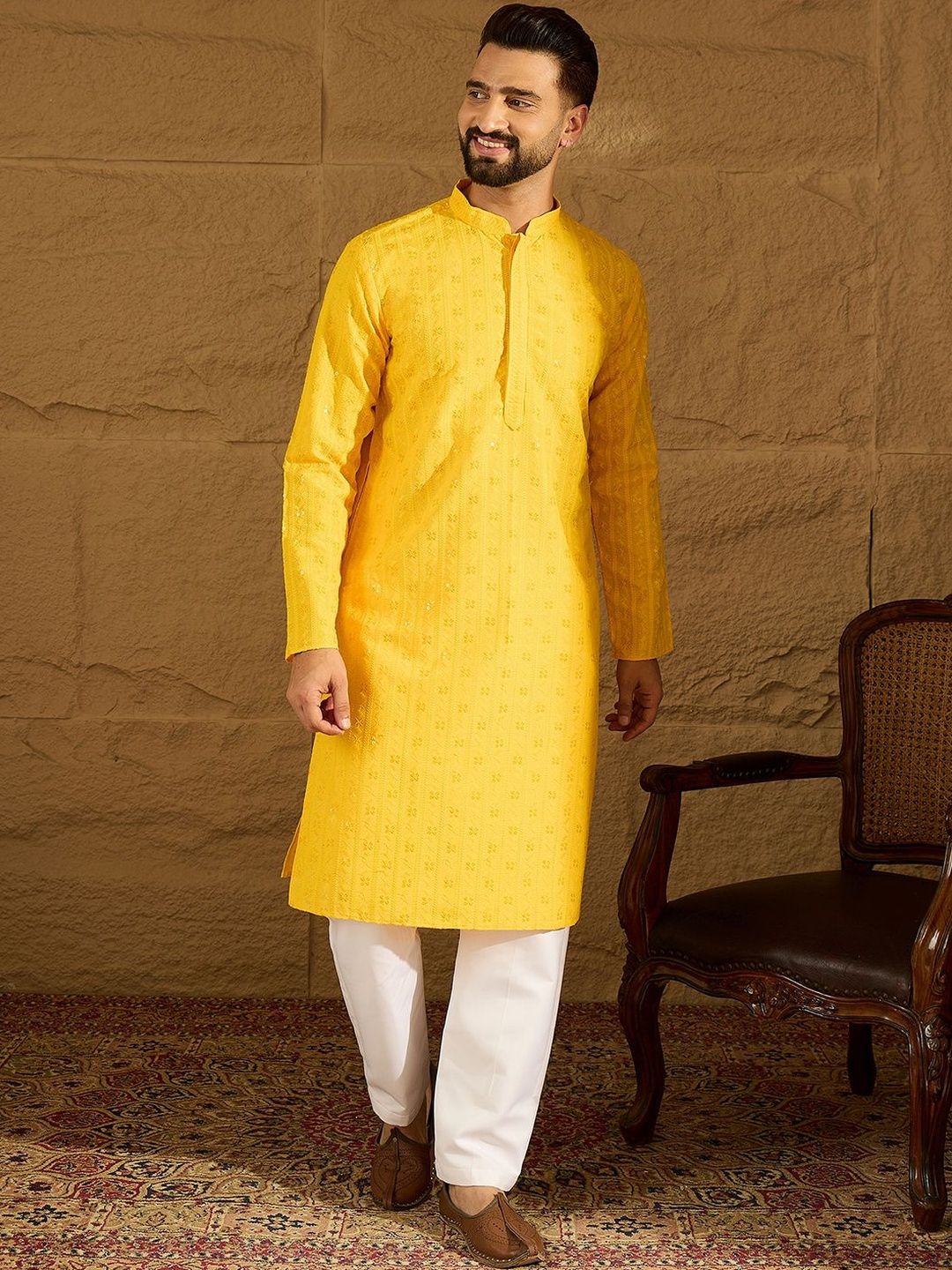 Ethnic Bay Men Embroidered Kurta-picture-48