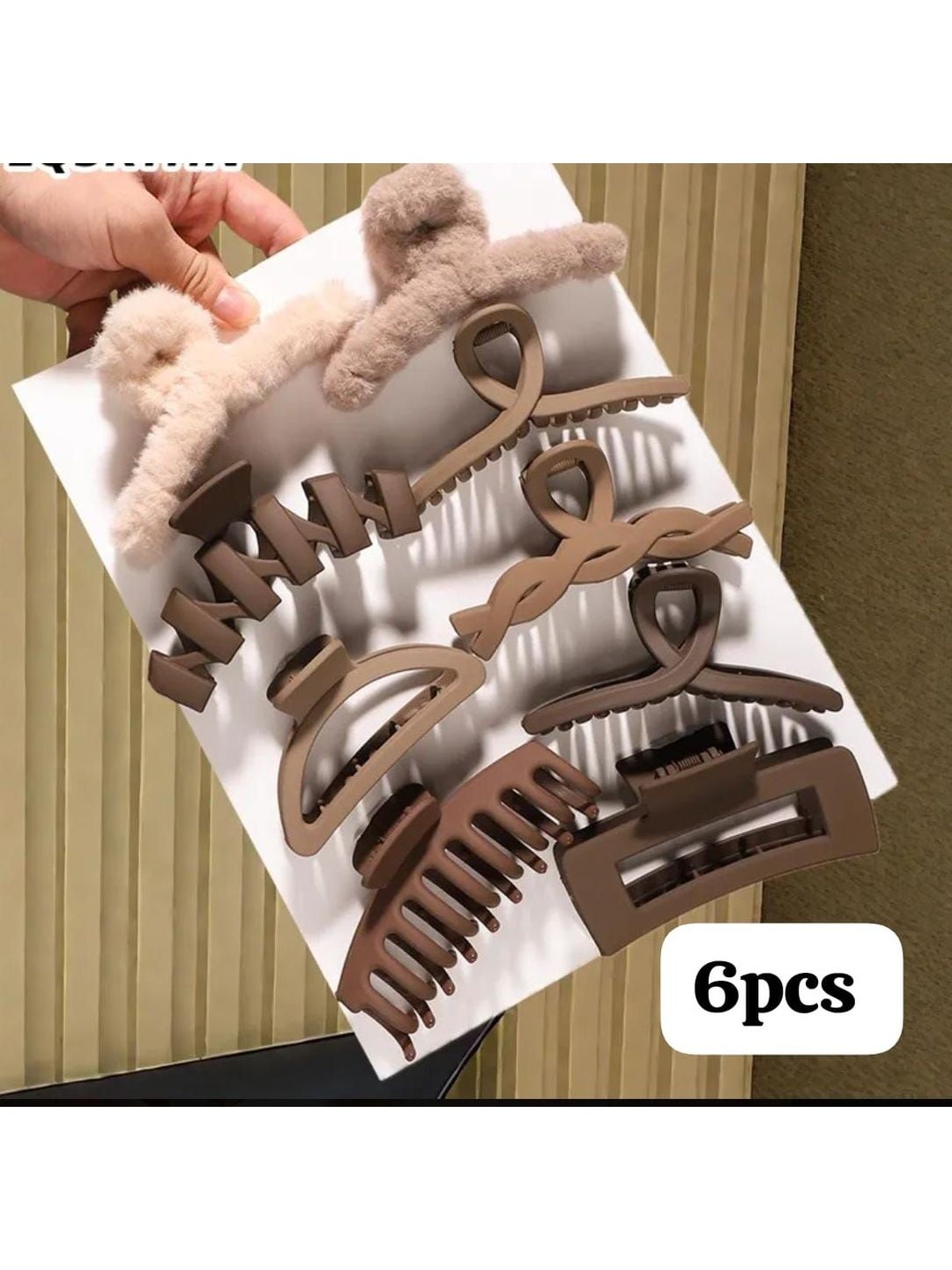 PRITYKA Women Set of 6 Spiral Claw Clip-picture-6