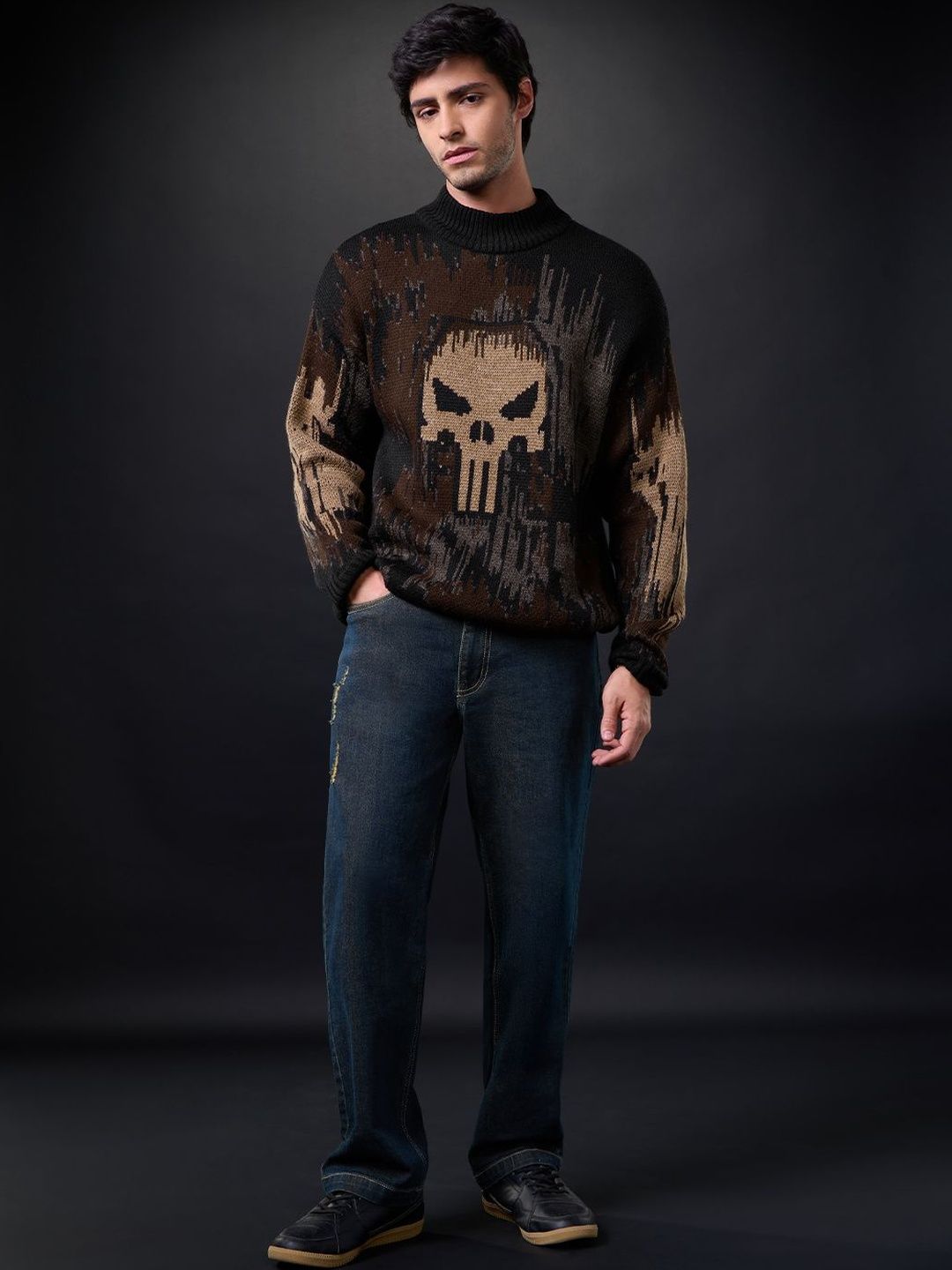 The Souled Store Men Printed Pullover-picture-35