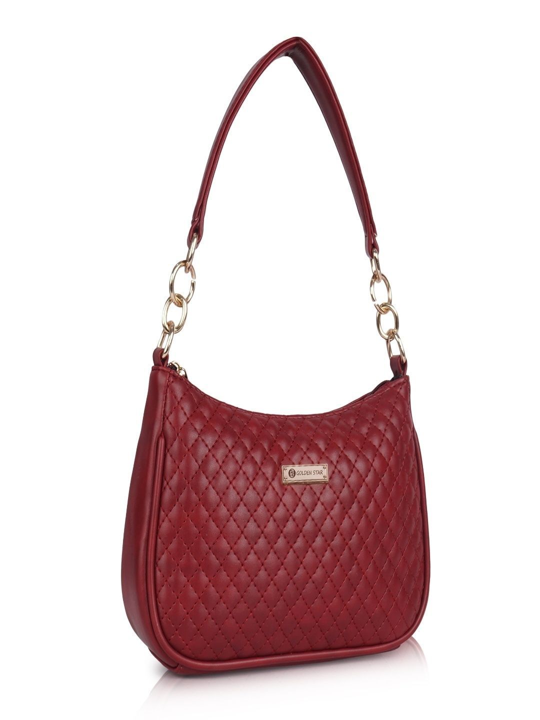 GOLDEN STAR Textured PU Handheld Bag with Quilted-picture-38