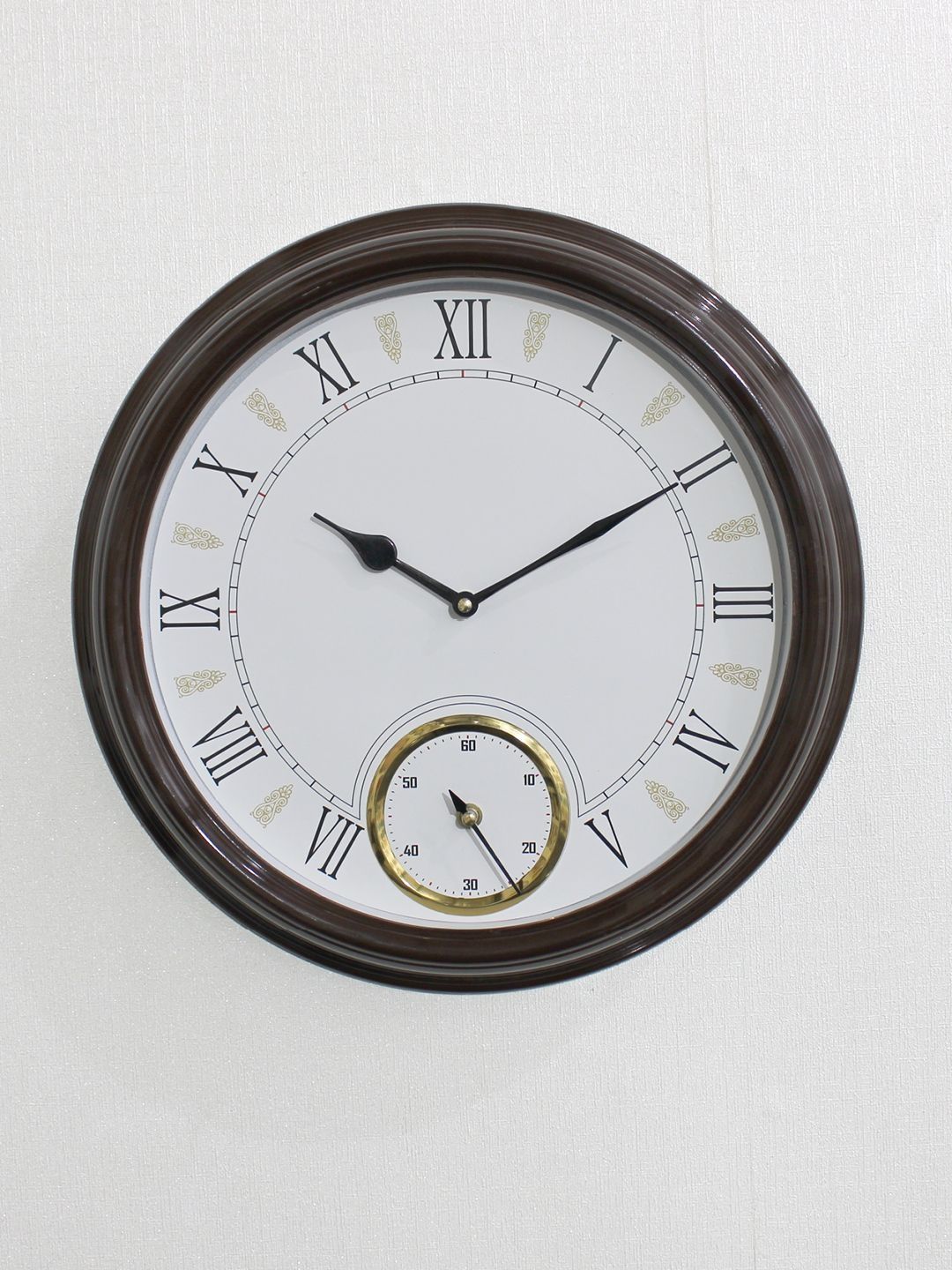 RANDOM Multicoloured & Brown Traditional Wall Clock-image-7