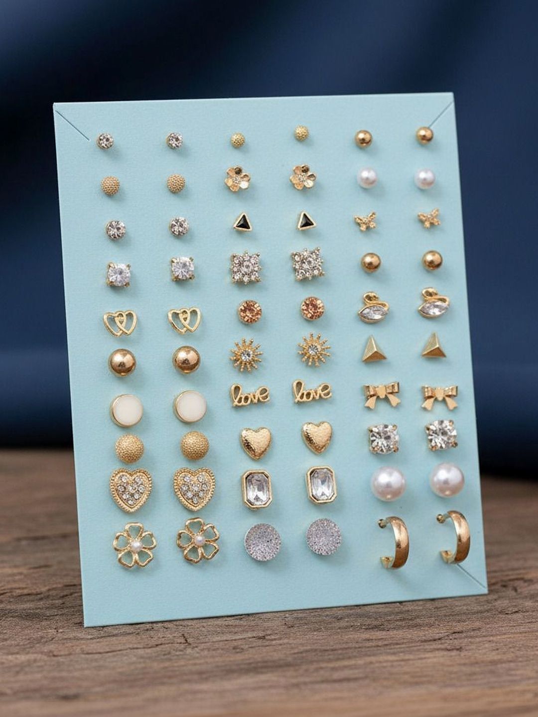 Zaphariq Geometric Studs Earrings-picture-31