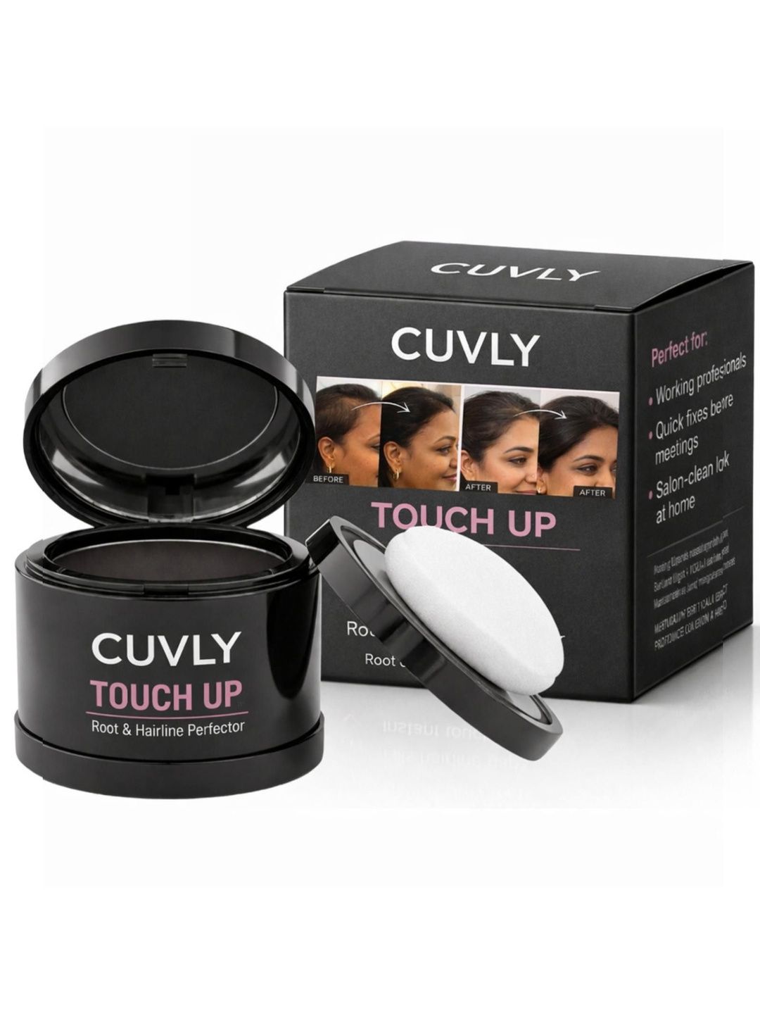 CUVLY Touch Up Root & Hairline Perfector - 40 g - Black-image-26