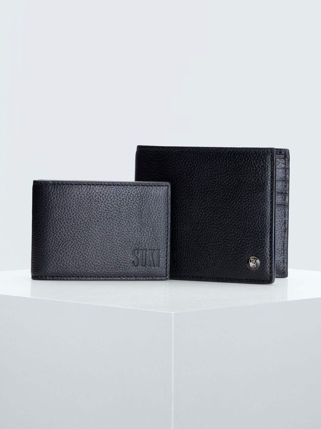 suki Men Textured Leather Two Fold Wallet-picture-8