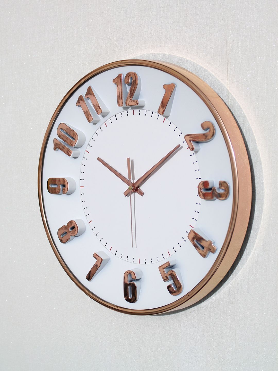 RANDOM Multicoloured & White Contemporary Wall Clock-picture-19