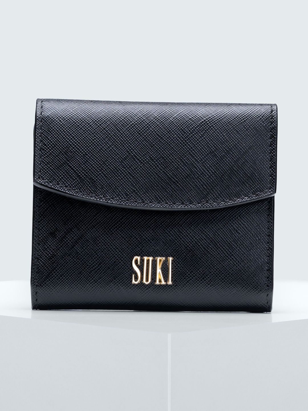 suki Unisex Textured Leather Two Fold Wallet-picture-36
