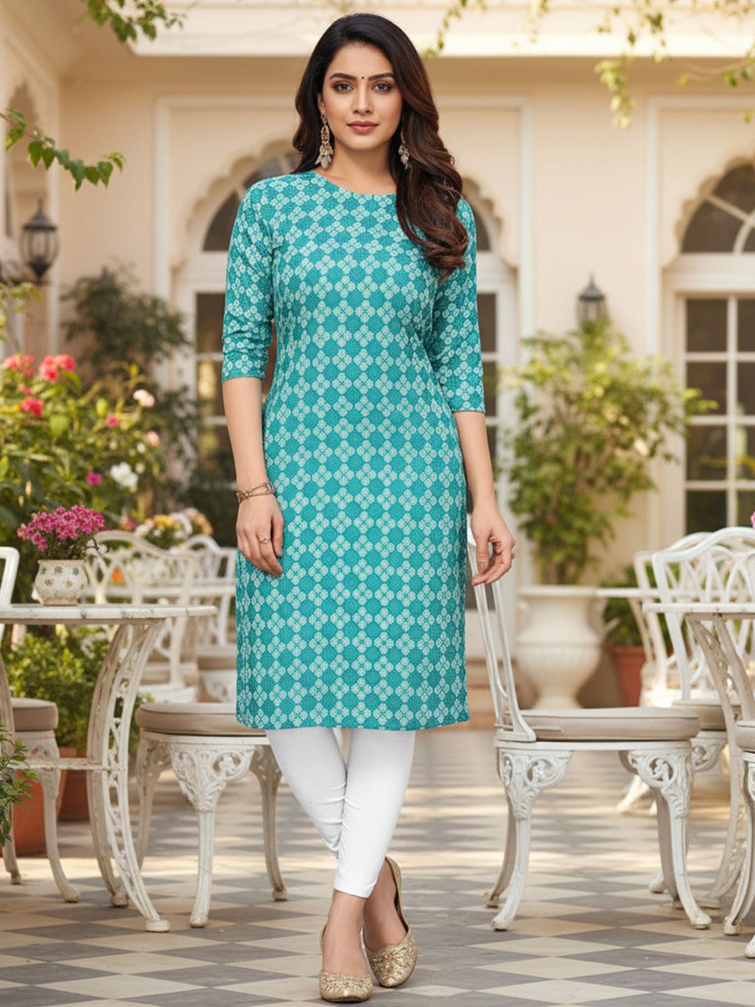 JANKHANA Women Printed Chikankari Crepe Kurta-picture-35