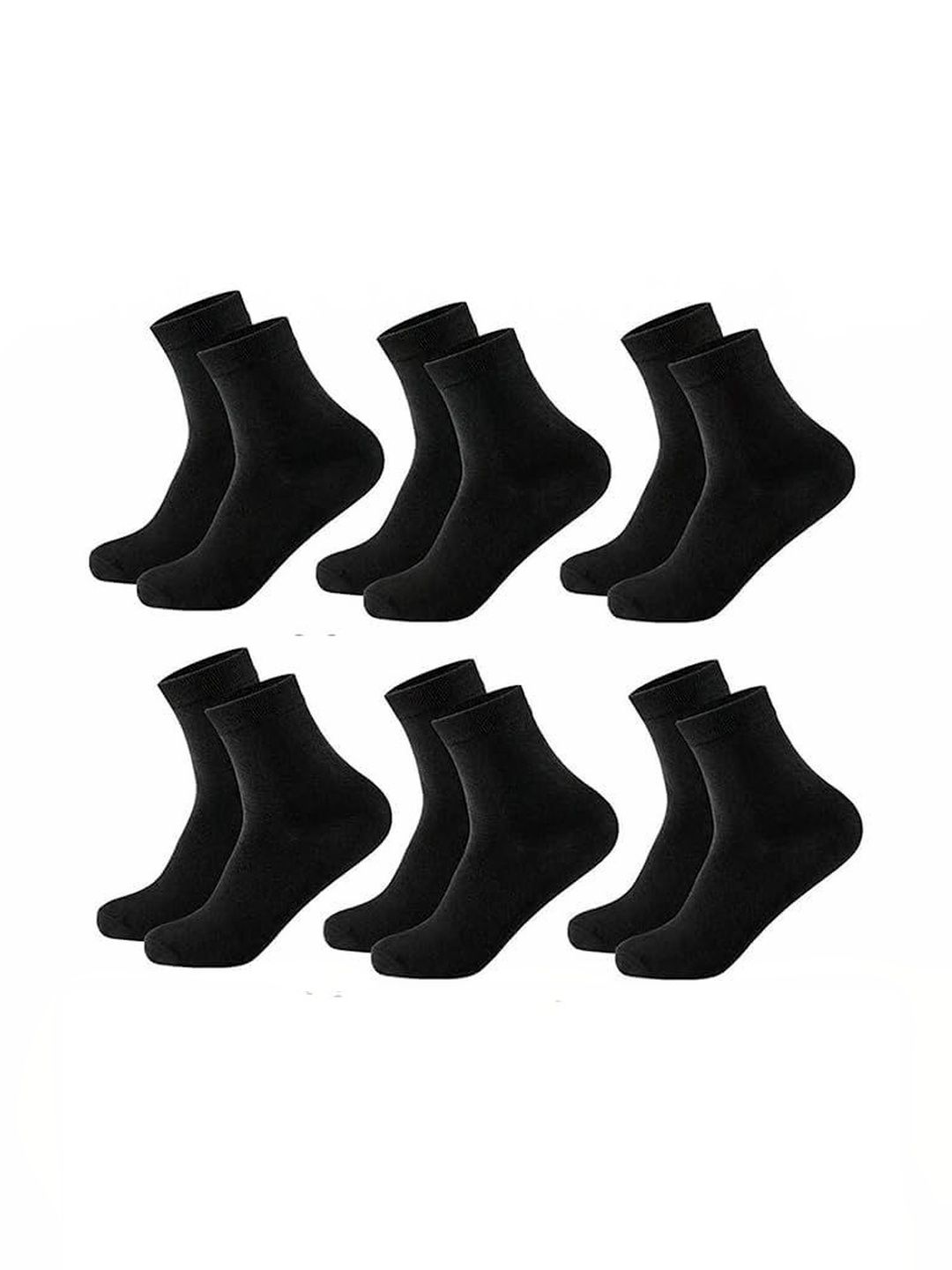 TENDSY Men Pack Of 6 Cotton Ankle Length Socks-picture-10