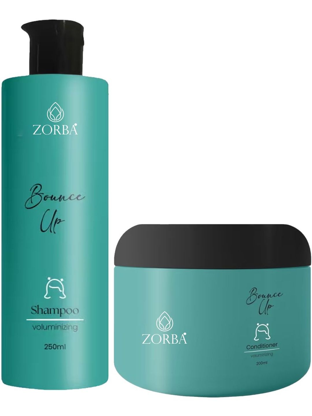 Zorba Set Of 2 Bounce Up Volumizing Shampoo 250ml & Conditioner 200ml-picture-10