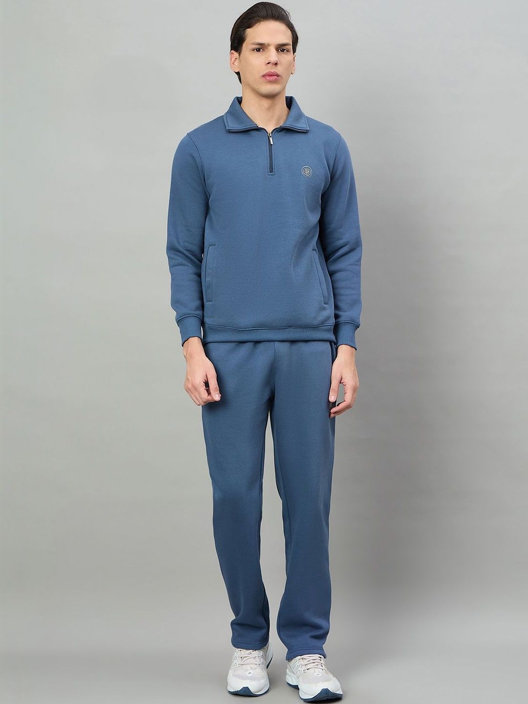 Duke Men Mock Collar Tracksuits-image-48