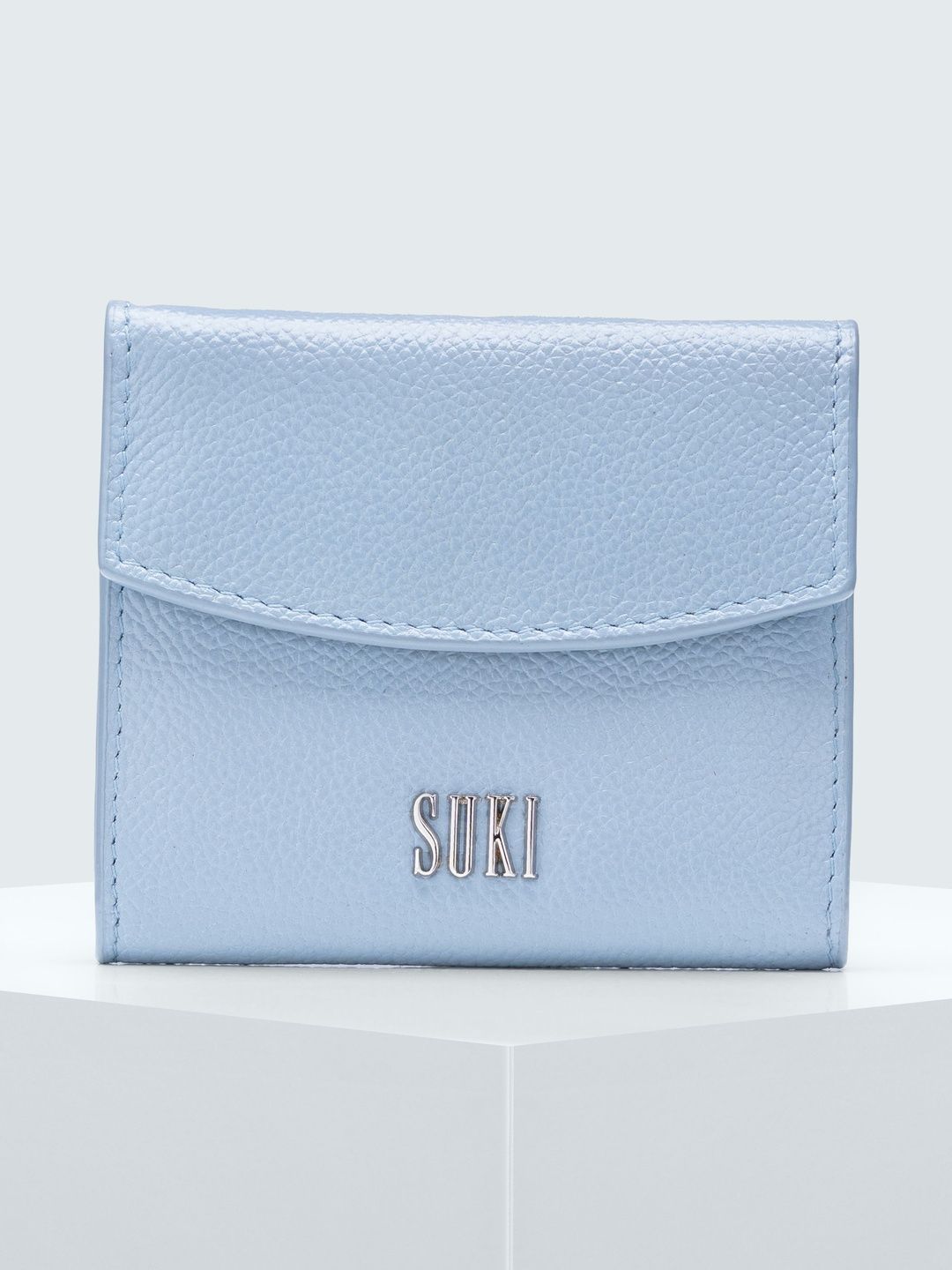 suki Unisex Textured Leather Two Fold Wallet-picture-56