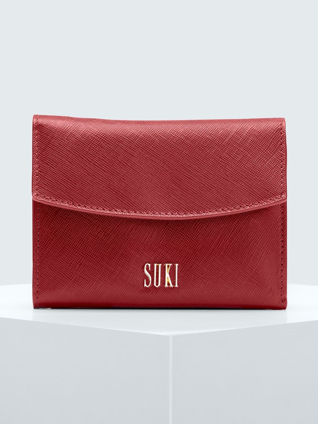 suki Unisex Textured Leather Two Fold Wallet-picture-25