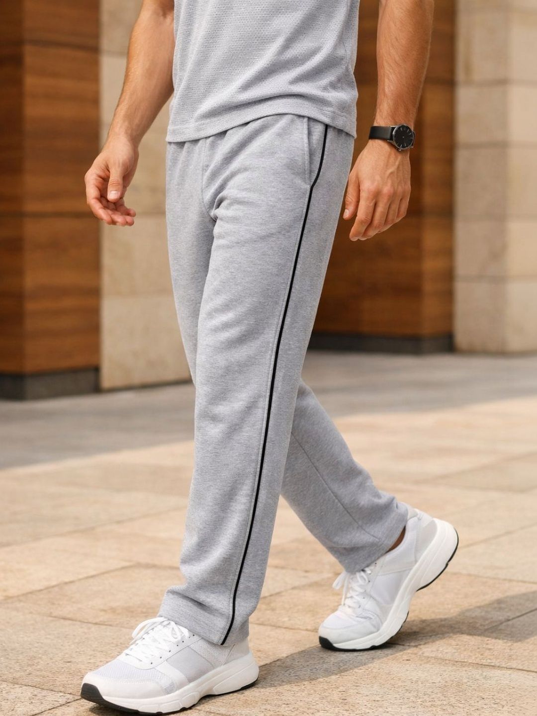 Thisbe Men Striped Cotton Track Pants-picture-19