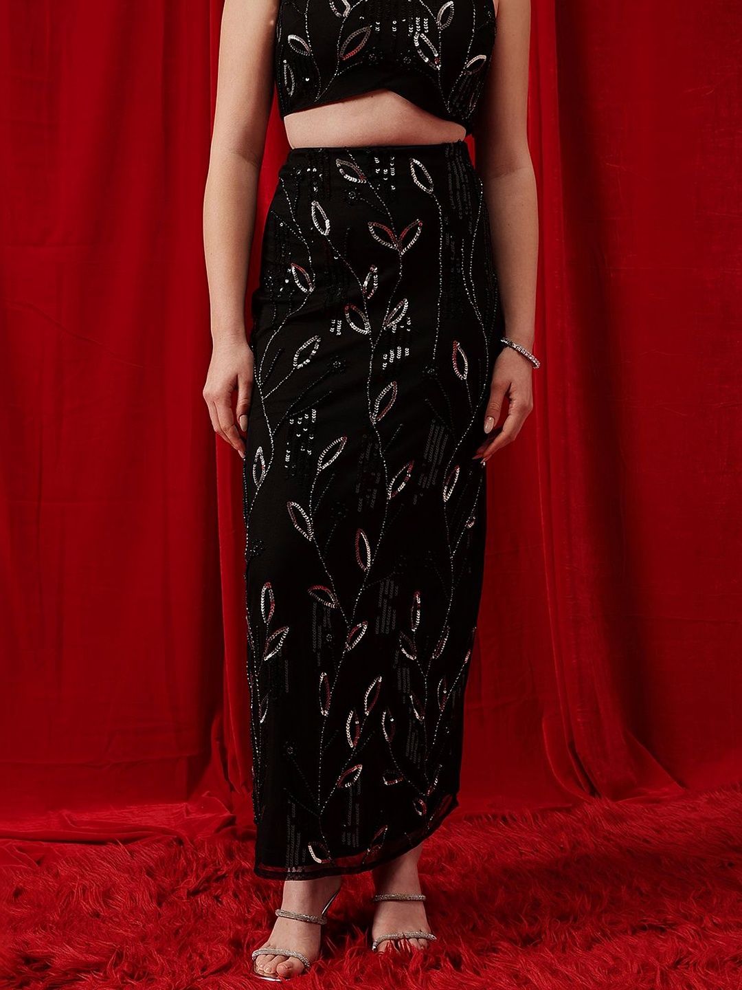 STREET 9 Embellished A-Line Maxi Skirts-picture-10