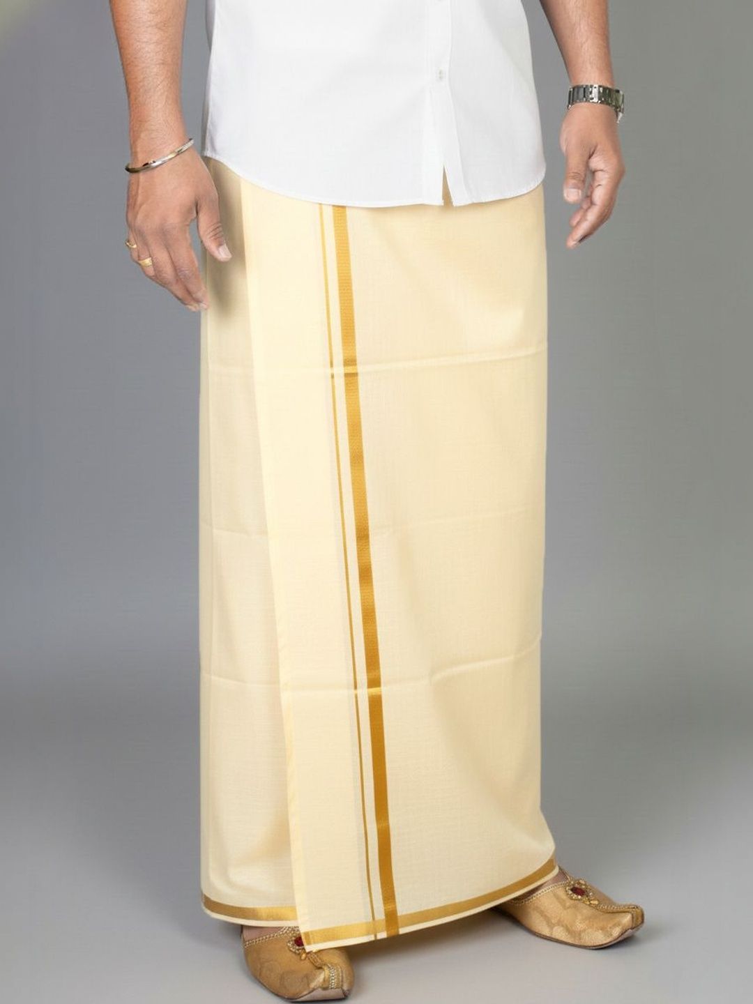 TUNI MANI Men Pure Cotton Dhoti-picture-38