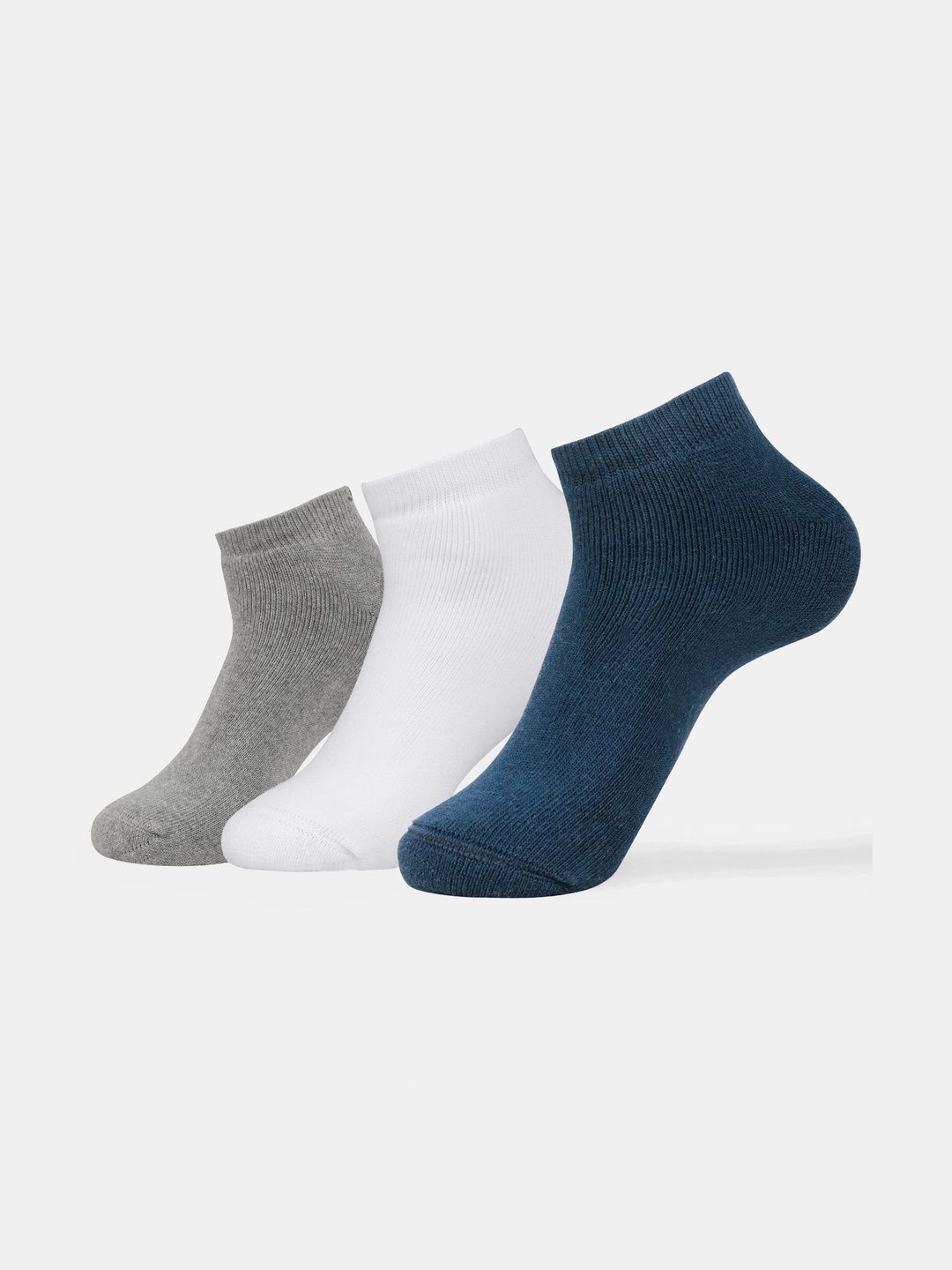 Jockey Pack Of 3 Compact Cotton Terry Low Show Socks with StayFresh Treatment - 7039-picture-40