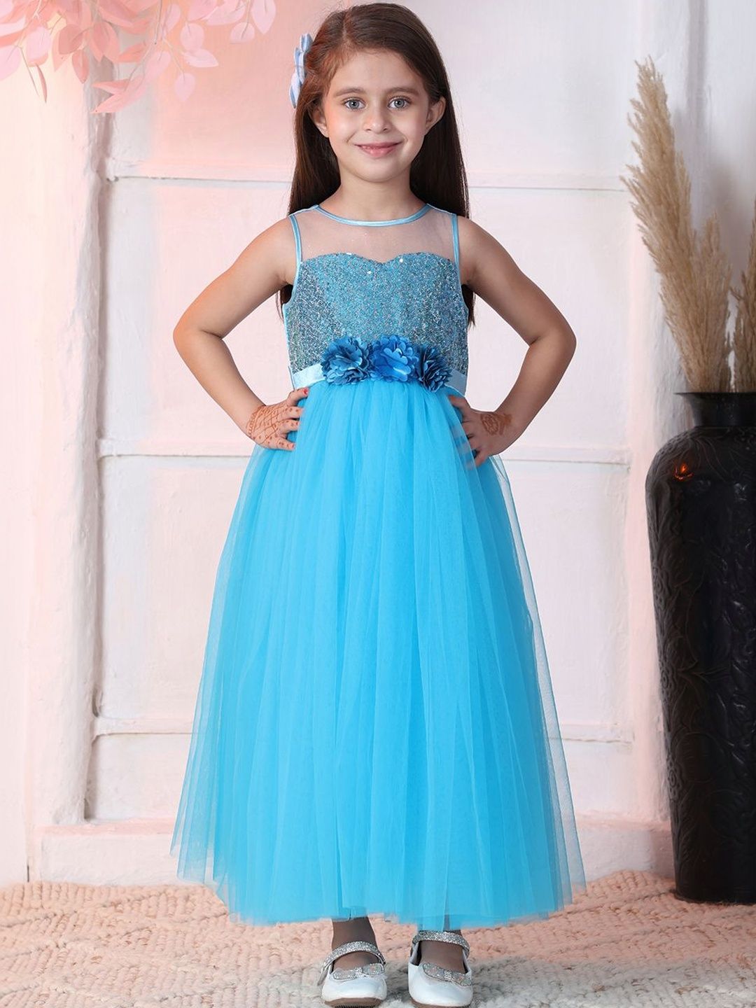 Toy Balloon kids Net Maxi Dress-picture-51