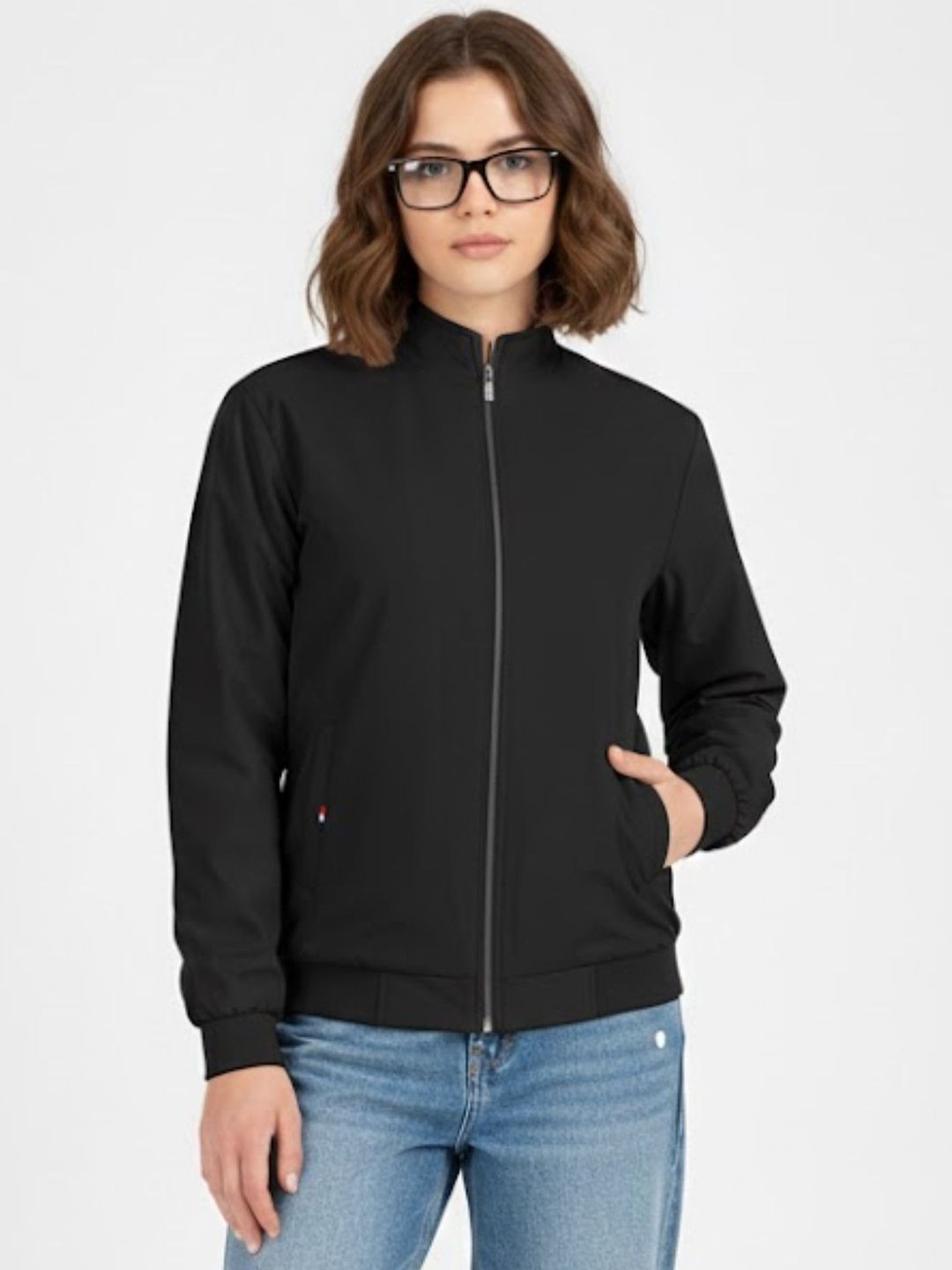 HERE&NOW Women Lightweight Bomber Jacket-picture-58