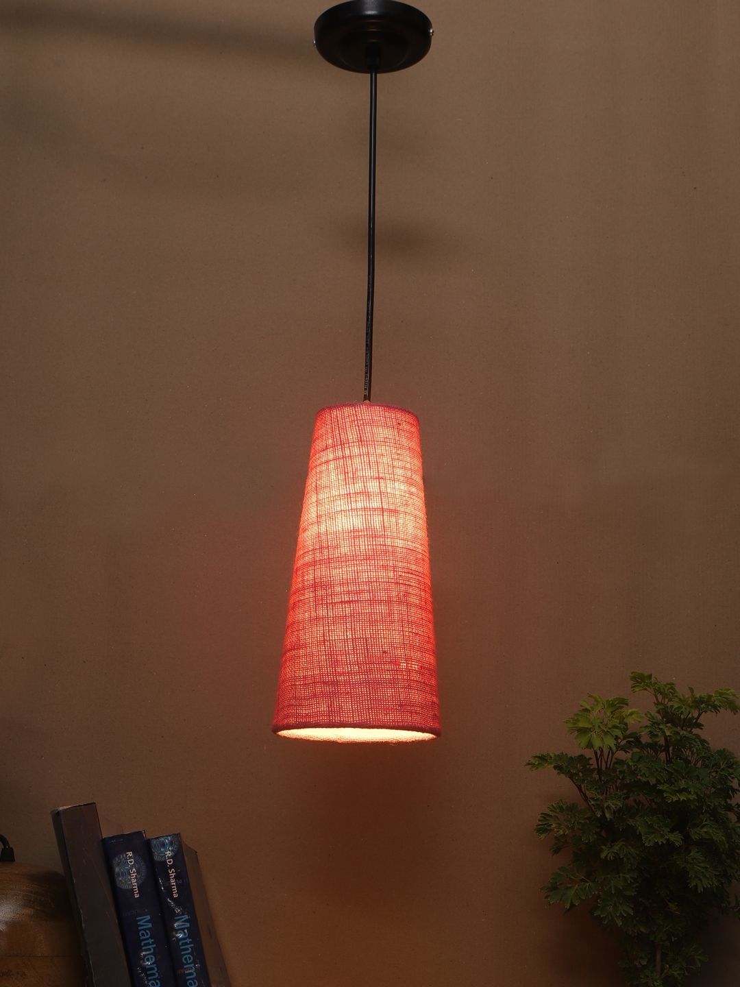 Aura Pink & Pink Textured Iron Ceiling Lamp-picture-33