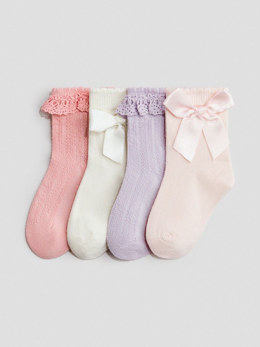 H&M Girls 4-Pack Socks