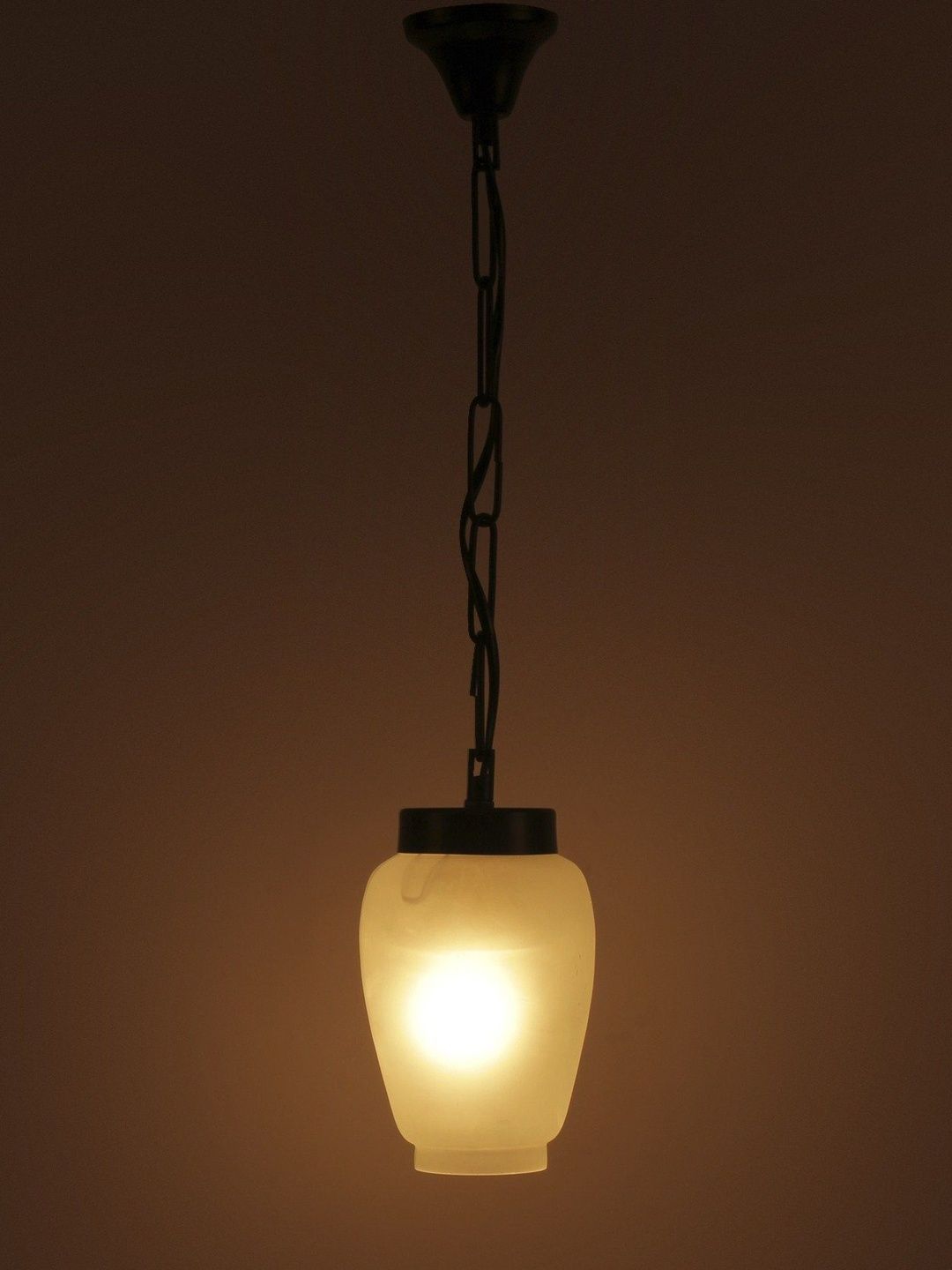 Aura White & Black Glass Ceiling Lamp-image-20