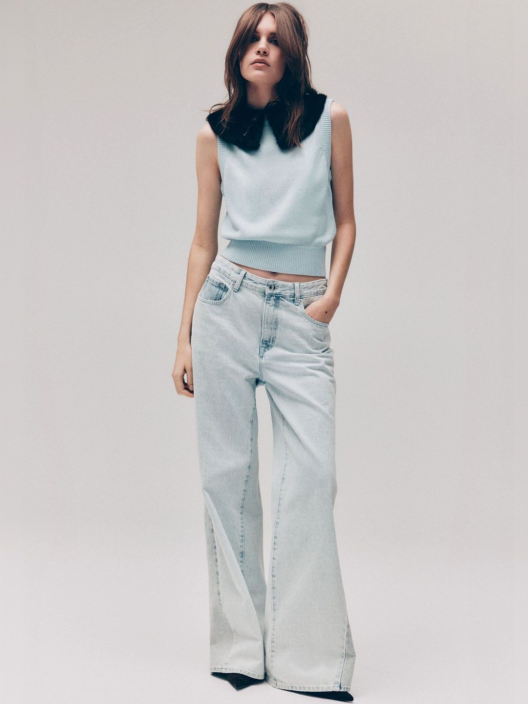 H&M Round Neck Ribbed Sweaters-picture-46