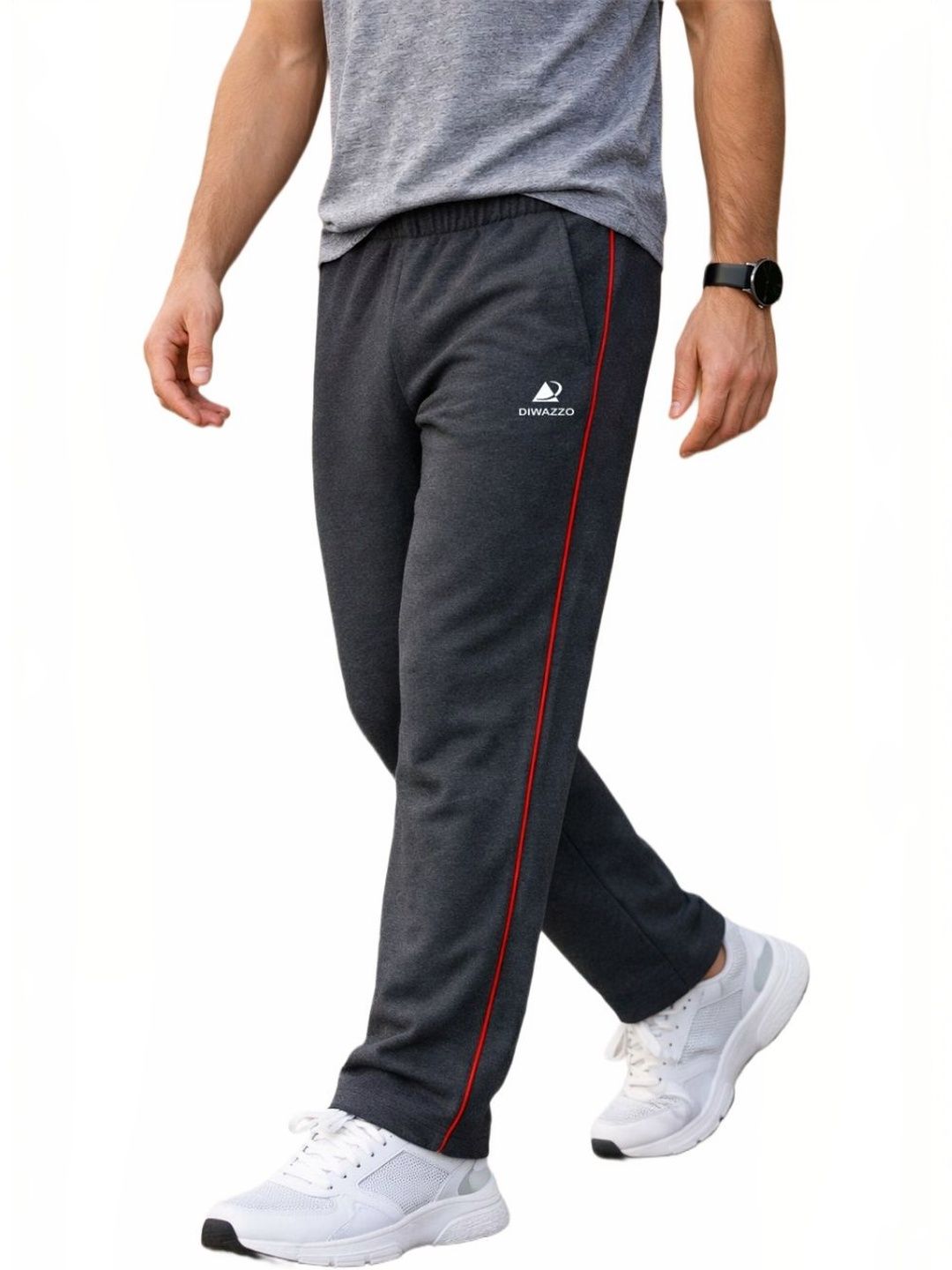 Diwazzo Men Cotton Track Pants-picture-18