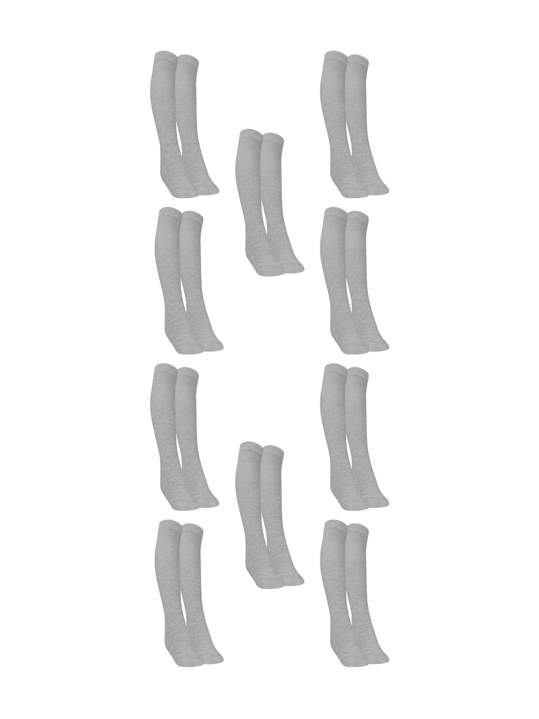 MUKHAKSH Men Pack Of 10 Knee-Length Socks-picture-53