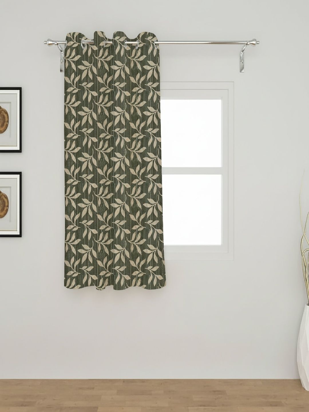 Aura Grey Floral Room Darkening Window Core-picture-28