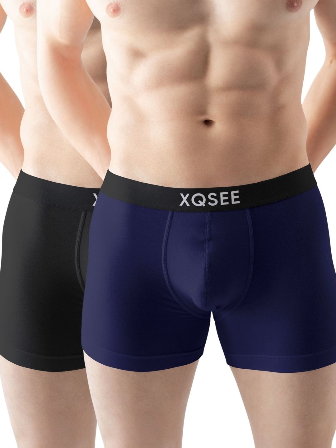 XQSEE Men Pack Of 2 Printed Mid -Rise Short Trunk-picture-11