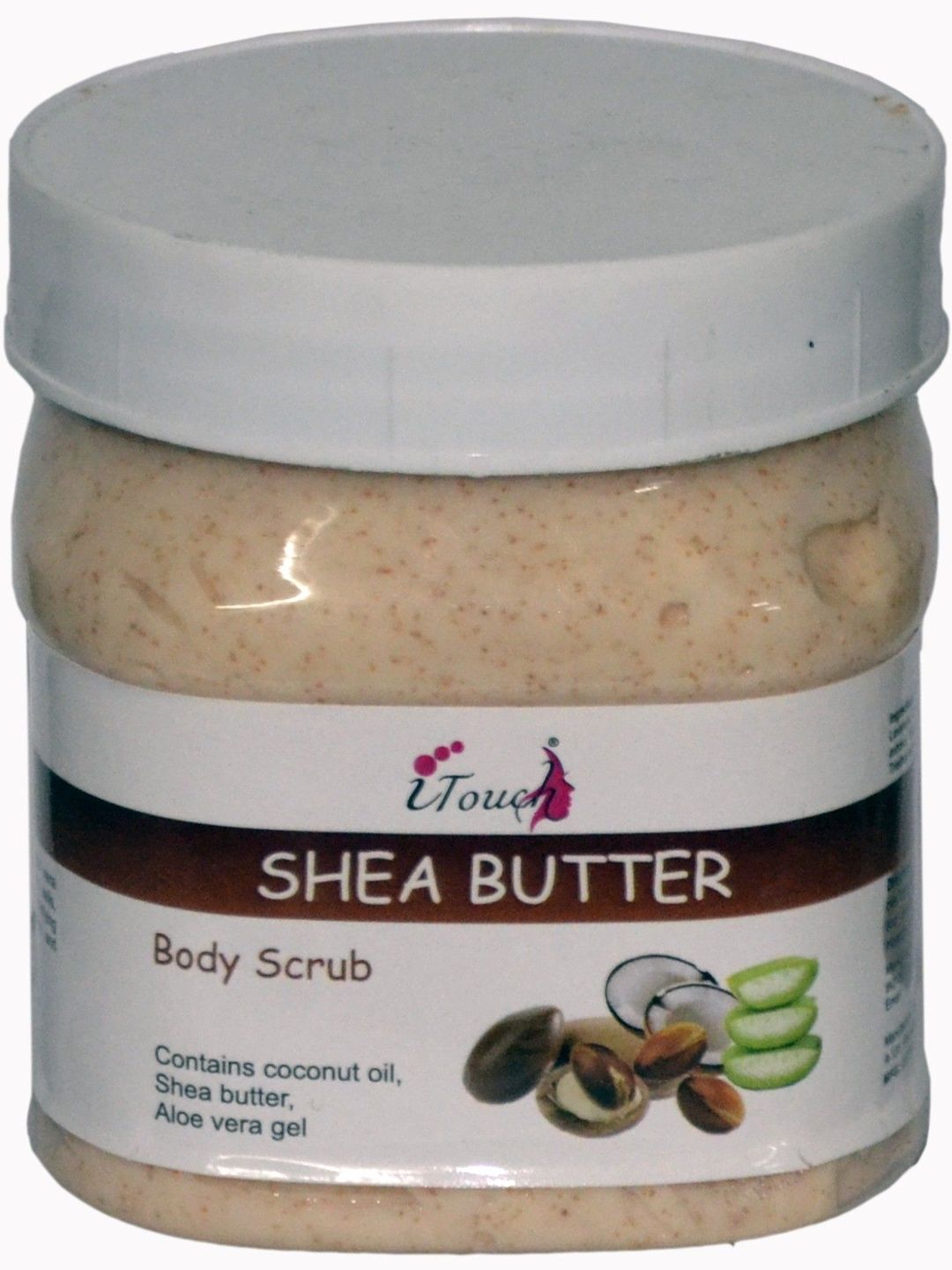 I TOUCH HERBAL Shea Butter Body Scrub For Radiant Skin - 500ml-picture-11