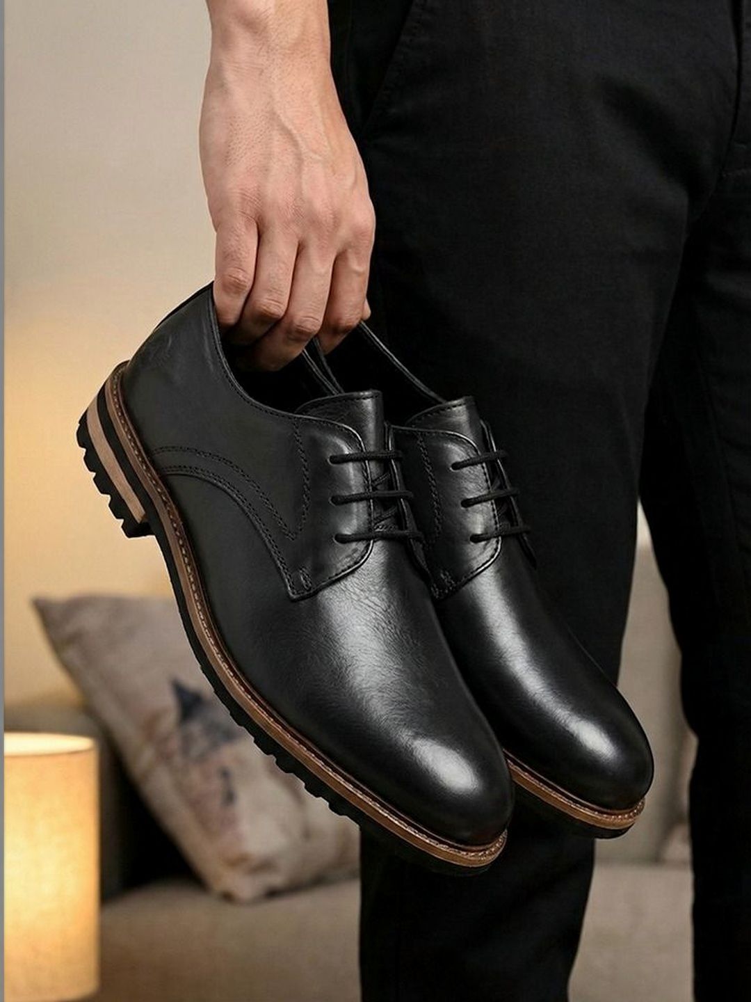 Alberto Torresi Men Leather Formal Derbys-picture-23