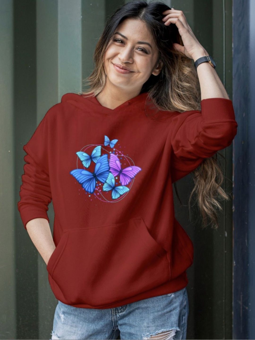 KASHIANXSTYLE Women Printed Hooded Sweatshirt-picture-35