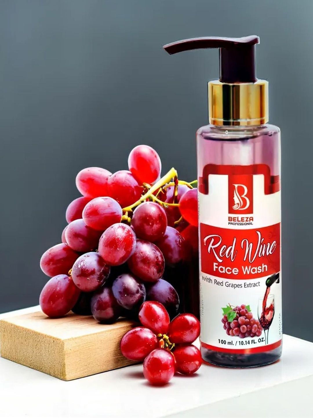 Beleza Professional Red Wine Face Wash With Red Grapes Extract - 100 ml-image-44