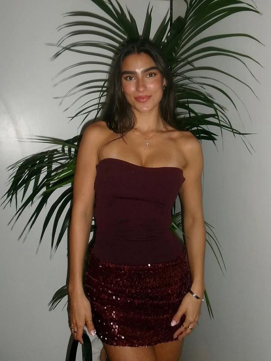 bebe Embellished Bodycon Mini Dress-picture-26