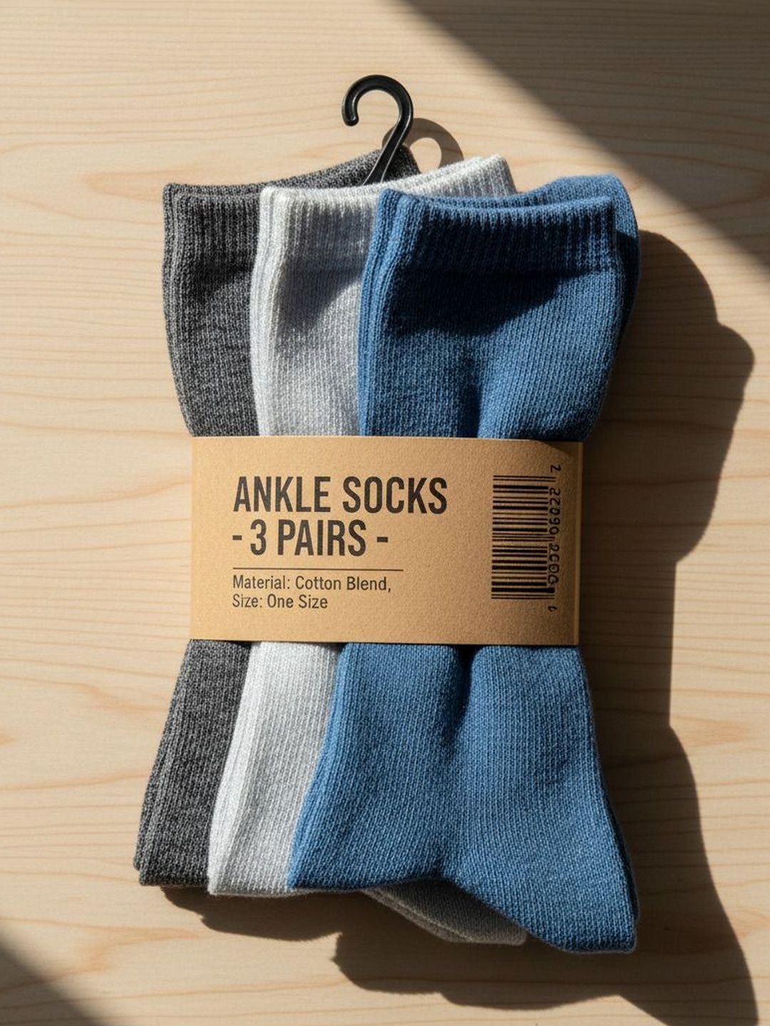Moda Rapido Men Pack Of 3 Cotton Ankle-Length Socks-picture-33