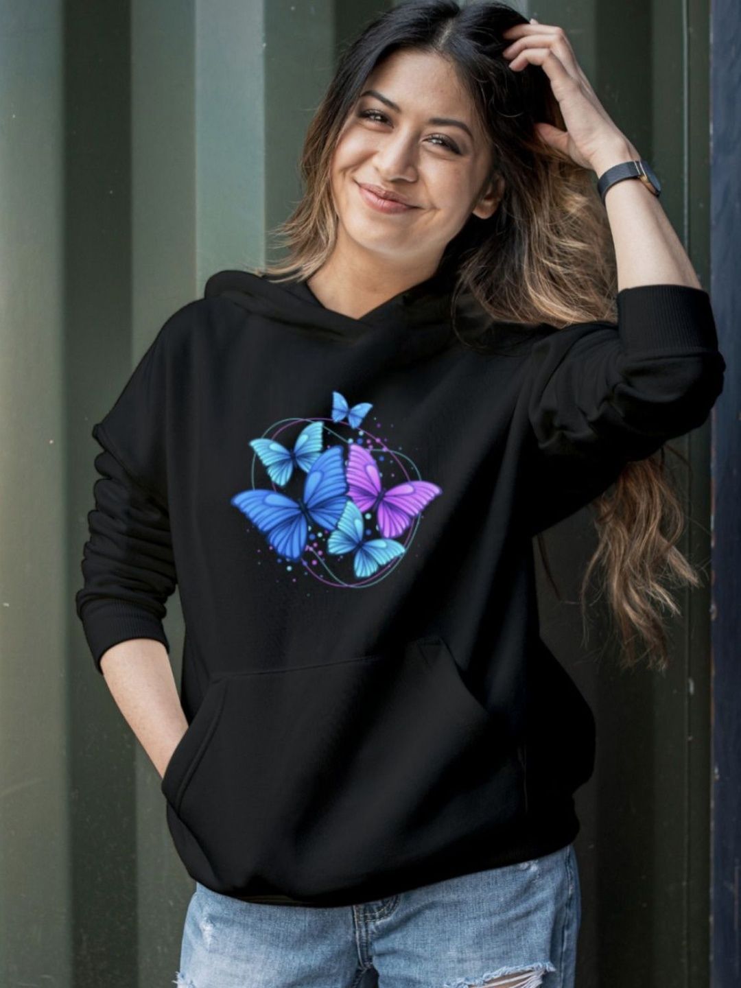KASHIANXSTYLE Women Printed Hooded Sweatshirt-picture-21