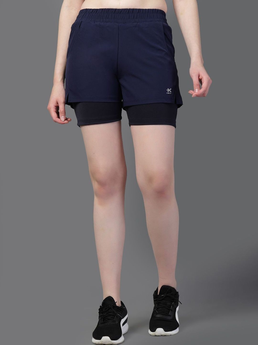 HRX by Hrithik Roshan Women Training or Gym Sports Shorts-picture-10
