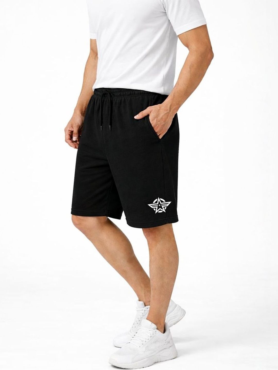 KART BLACK Men High-Rise Shorts-picture-10