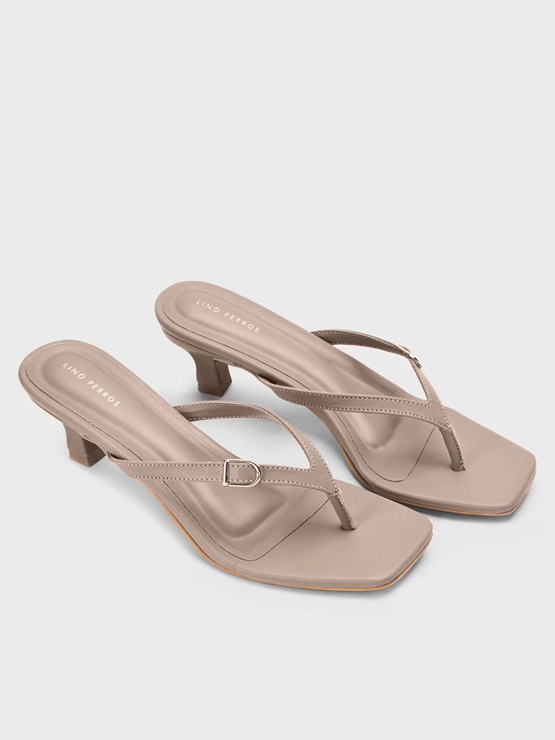 Lino Perros Block Sandals with Buckles-image-39