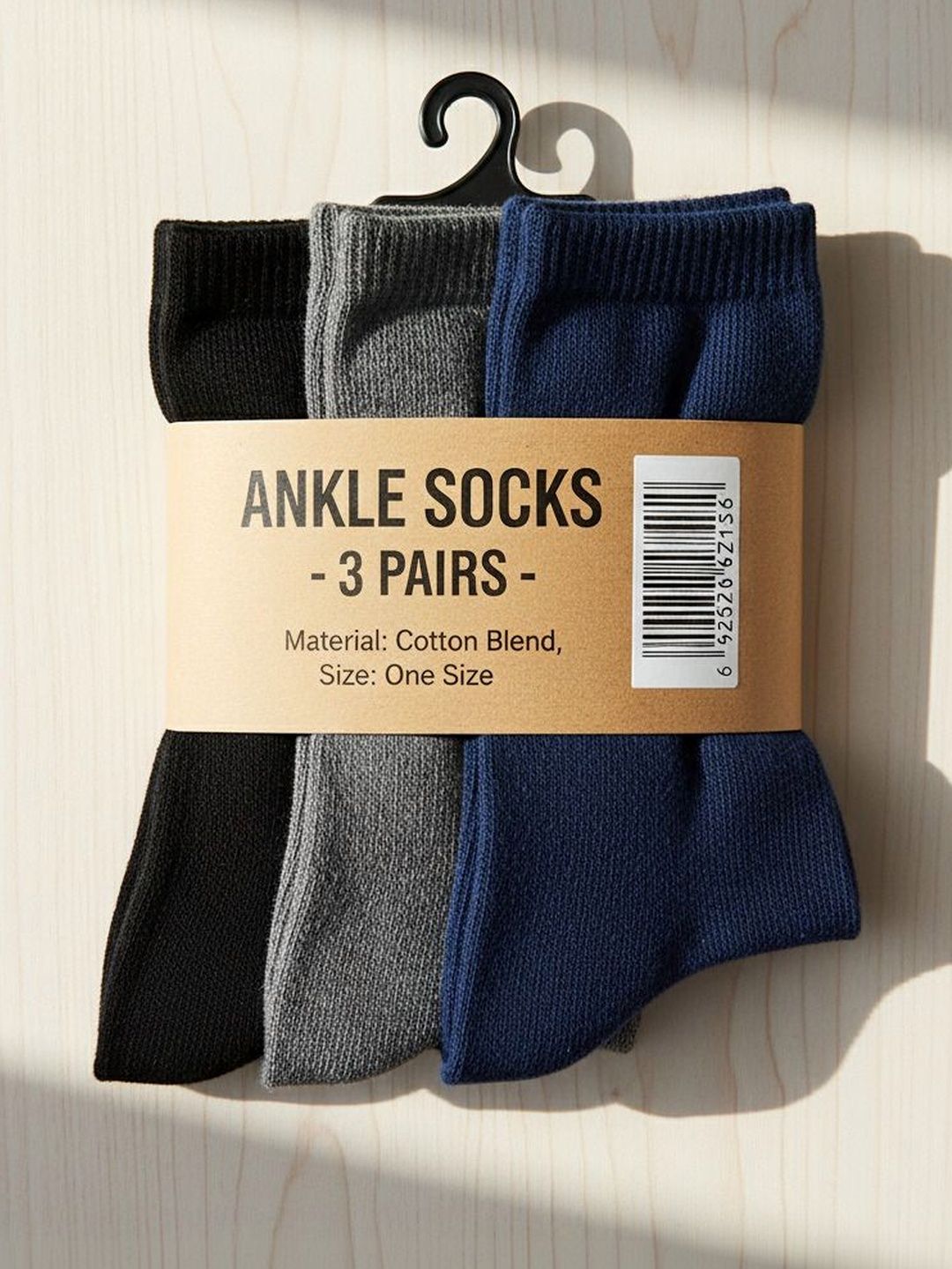 Moda Rapido Men Pack Of 3 Cotton Ankle-Length Socks-picture-35